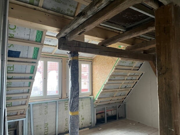 Der Innenausbau schreitet in der Kiesstraße 11 voran