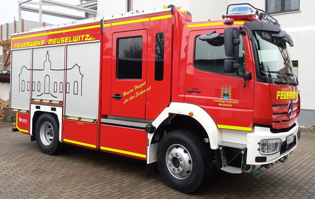 Neues L&ouml;schfahrzeug HLF 10 Foto: FF Lauffen/N.