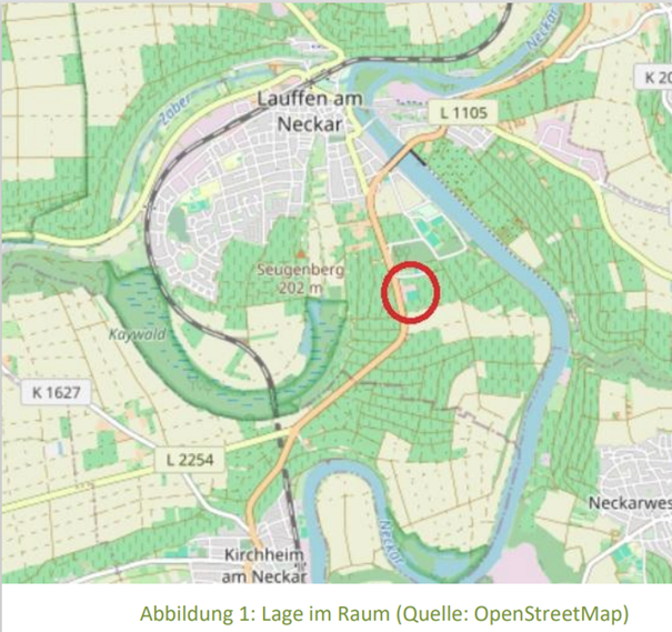 Kartengrundlage Stadtbauamt Lauffen a.N.
