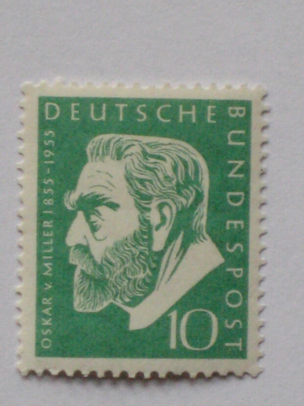 Briefmarke Oskar von Miller