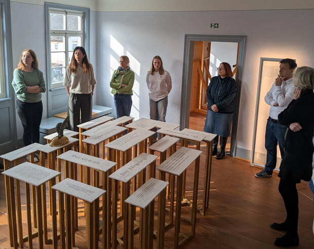 Der Tourismus-Stammtisch der TG Heilbronner Land traf sich Ende M&auml;rz 2026 im H&ouml;lderlinhaus. 