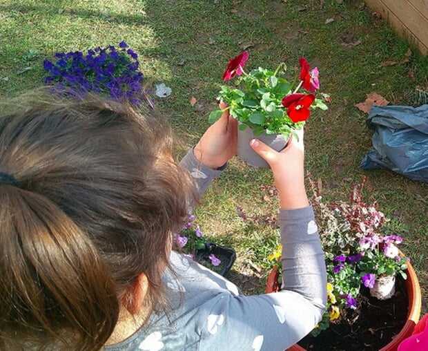 „Hallo Frühling“ – heißt es im Kindergarten Generationenquartier