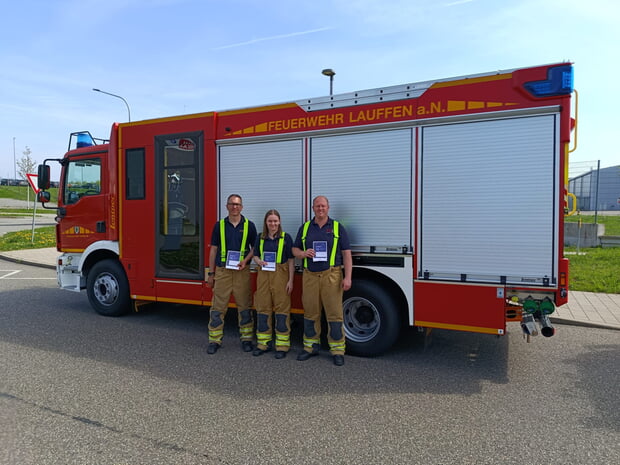 V.l. Th. Rembold, V. Eberbach, K. Wagner Foto: R. Irion