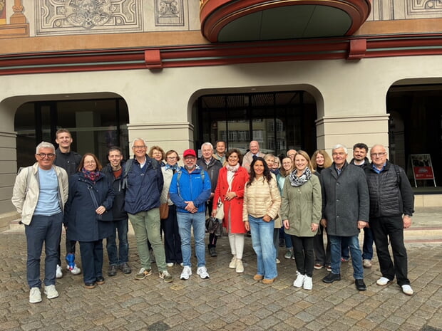 Gemeinderat auf den Spuren von H&ouml;lderlin in T&uuml;bingen