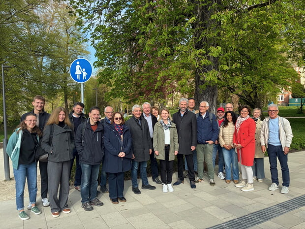 Gemeinderat auf den Spuren von Hölderlin in Tübingen