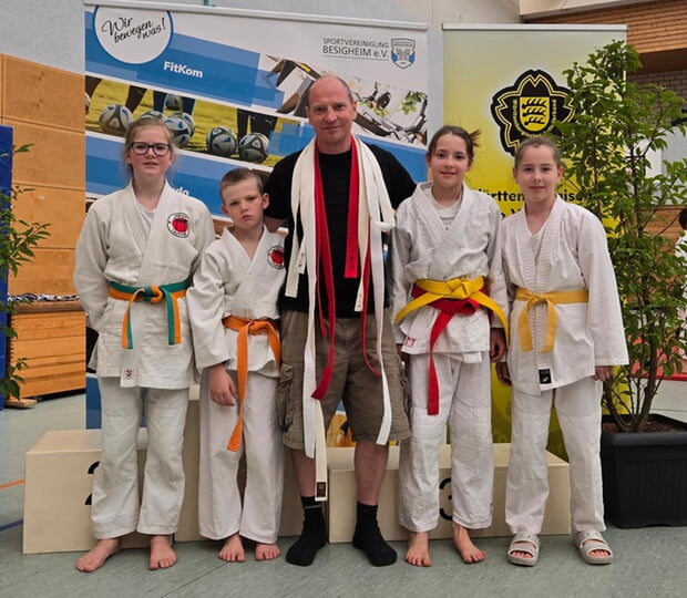 Wettkaampfteam bei den Nordw&uuml;rttembergischen Einzelmeisterschaften U13