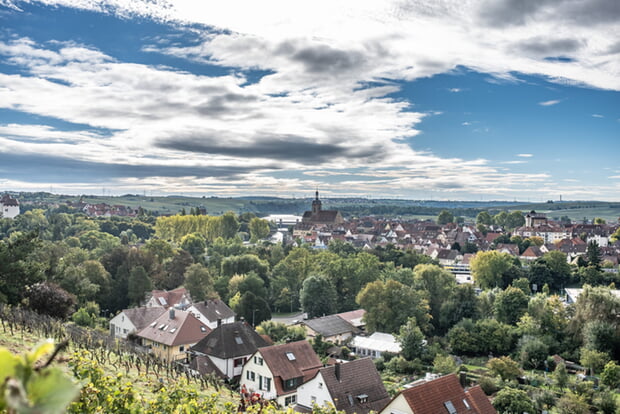 Foto: Hansjörg Sept, aus dem Wettbewerb zum Foto des Jahres 2025; Blick auf Lauffen a.N.