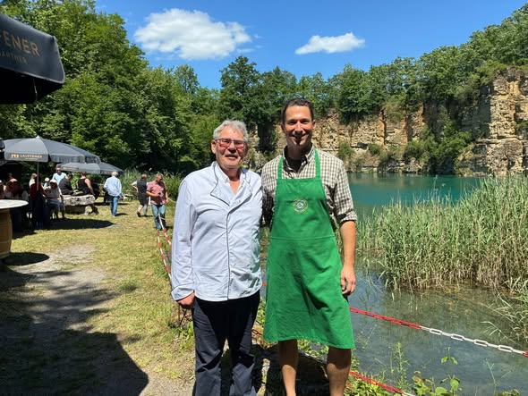 Vorsitzender Jürgen Seybold (li) mit seinem Stellvertreter