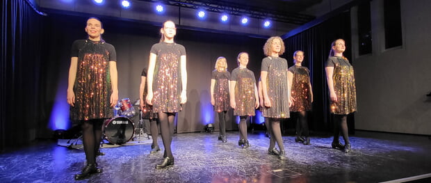 Die Irish Dance Formation entzückte das Publikum bereits letztes Jahr bei der Sportlerehrung. (Foto: B. Keßler)