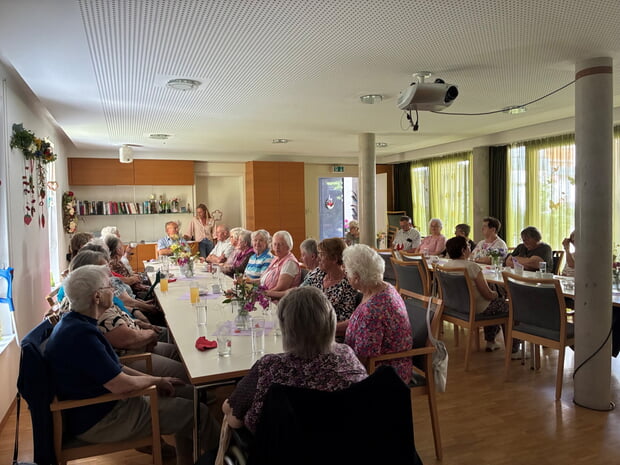 Gut besucht ist unsere Begegnungsst&auml;tte im Mittel.punkt