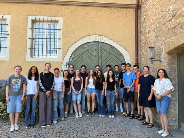 9. Klasse der Realschule beim Rathausbesuch