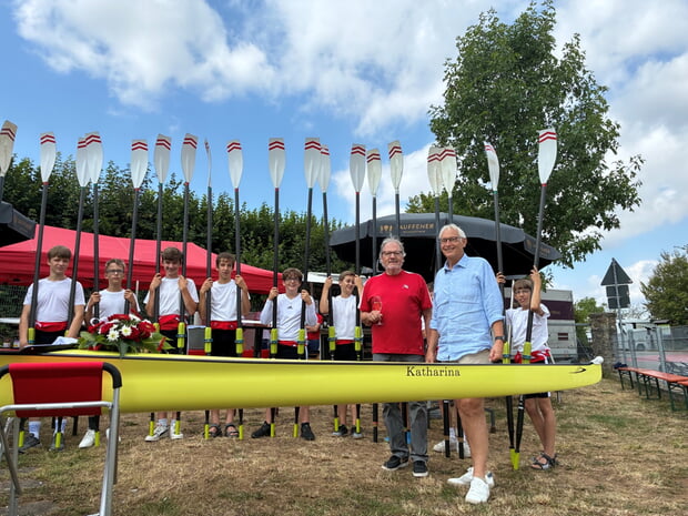 Einweihung von Boot "Katharina" des Ruderclubs