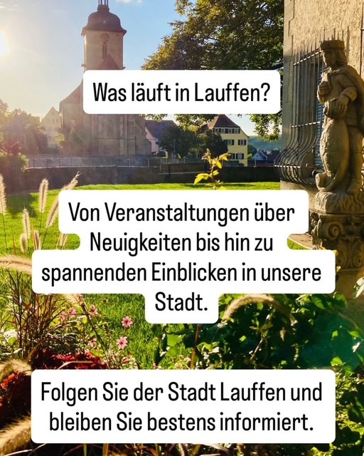 Auch auf social media ist die Stadtverwaltung präsent