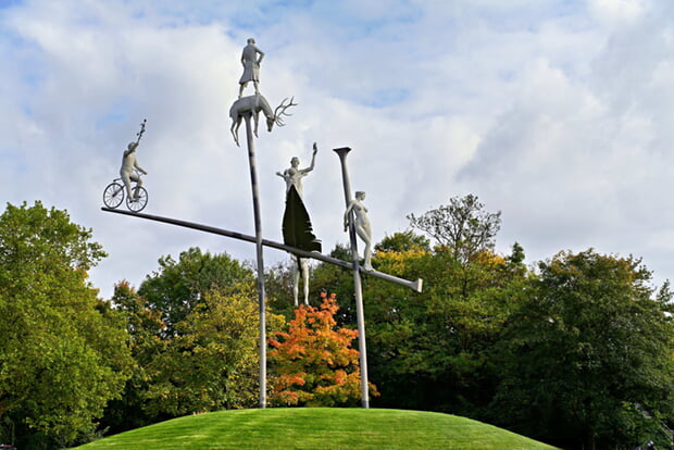 Hölderlinkreisel im Herbst - Foto: Martin Braunbeck, aus dem Wettbewerb zum Foto des Jahres 2025
