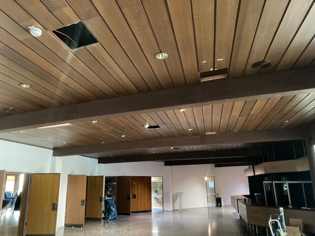 In der Stadthalle wurden umfangreiche Sanierungs- und Instandhaltungsma&szlig;nahmen an der L&uuml;ftungsanlage durchgef&uuml;hrt