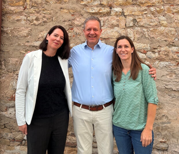 v.l.n.r. Gabriella Hartmann, Bernd Ritter, Karin Ullrich