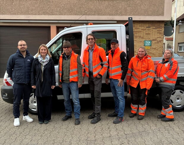 Neuer Doppelkabiner mit Prische f&uuml;r die Stadtg&auml;rtnerei