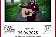 KuMa: Folkkonzert mit Calum Baird muss leider entfallen!