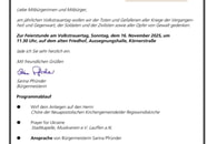 Feierstunde zum Volkstrauertag