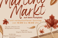 Verkaufsoffener Sonntag, Tag der offenen Tür der Stadtverwaltung im Bürgerbüro,  Martini Markt mit Liedersingen mit dem Kindergarten St. Paulus