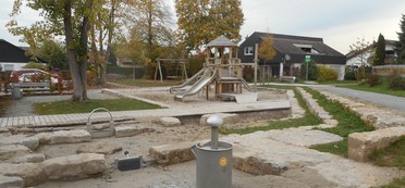 Wasserspielgeräte Spielplatz Obere Seugen II