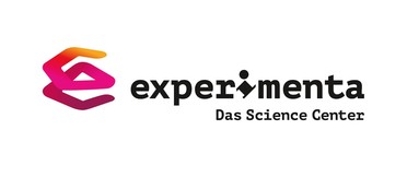 Logo der Experimenta mit buntem E und Schriftzug