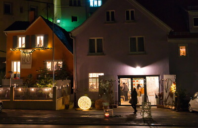Haus Kunst am Kies im Wintermantel (Foto: Ulrich Seidel)