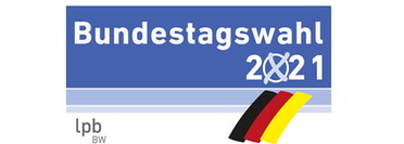 Bundestagswahl 2021 - Logo der Landeszentrale für Politische Bildung (Quelle: lpb)