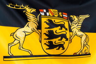Staatsministerium Landesflagge Wappen