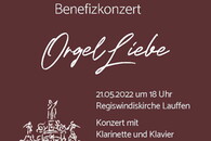 Benefizkonzert Orgelliebe am 21. Mai