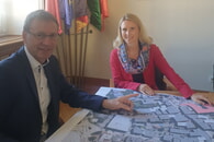 Antrittsbesuch bei Bürgermeister Csaszar in Brackenheim
