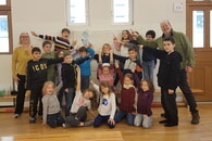 Gruppenfoto zur Schulsozialarbeit an der Herzog-Ulrich Grundschule