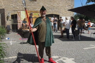  Proben auf dem Rathaushof 