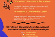 Demokratieforum für Schülerinnen und Schüler 
