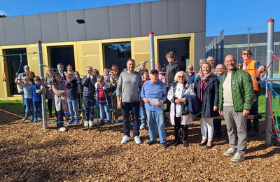Dank an Alfred-Reiner-Stiftung und den Förderverein der Erich-Kästner Schule für eine tolle Spiellandschaft