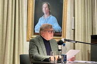 Karl-Josef Kuschel mit seiner Lesung : „Hölderlin verstehen- Von der Revolution der Franzosen und den Göttern der Griechen“