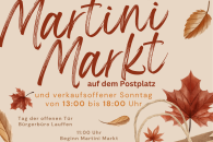Martinimarkt mit verkaufsoffenem Sonntag am 9.11.