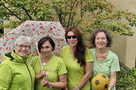 Egal, ob im Winter, Herbst, Sommer oder Frühling: v.l.n.r. Winter: Gabriele Ebner Schlag/  Herbst: Dorothee  Krämer/  Sommer: Bettina Nagy/ Frühling: Karen Stiritz