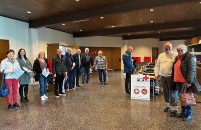 214 Blutspenderinnen und Blutspender sorgten daf&uuml;r, dass der Blutspendetermin voll ausgebucht war! Dankesch&ouml;n daf&uuml;r! 