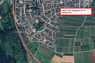 Vollsperung des Wegs vom Umspannwerk bis zum Bahndurchlass am Eingang Seeloch