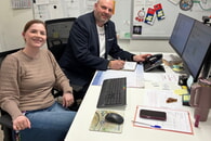 Melissa Marsch und Michael Kenngott, B&uuml;rgerb&uuml;ro Lauffen a.N.