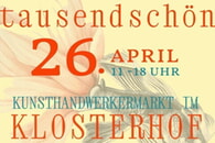 Kunsthandwerkermarkt tausendsch&ouml;n