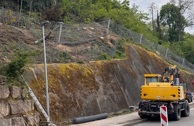 Schutznetze Neckartalradweg