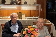 Ulrich und Rosemarie Gl&auml;ssing feierten das seltende Fest der Diamantenen Hochzeit, Ulrich Gl&auml;ssing durfte am gleichen Tag seinen 90. Geburtstag feiernDiamantene Hochzeit an einem Tag: Ulrich Gl&auml;ssing durfte seinen 90. Geburtstag feiern