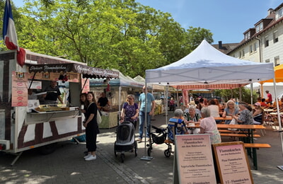Gleich an vier Tagen besuchten uns die Marktbeschicker vom Franz&ouml;sischen Markt 