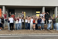 Frank Walter begr&uuml;&szlig;te die 12 Jugendlichen sowie das Betreuerteam Alexander Meic, Finn Burgstaller, Ulrike u. G&uuml;nter Zimmer