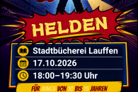 Plakat Boys Evening in der B&uuml;cherei 