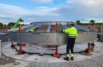 Der Bau des Faulbeh&auml;lters f&uuml;r 3 Mio. Euro auf der Kl&auml;ranlage ist gestartet