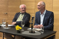 G&uuml;nther Grosser (links) im Gespr&auml;ch mit Johannes Groschupf