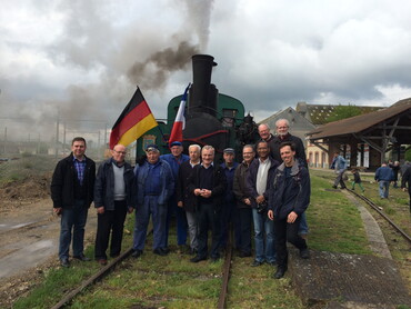 Dampflokfahrt im Rahmen der Jubiläumsfeierlichkeiten 2014 (Foto: Keßler)